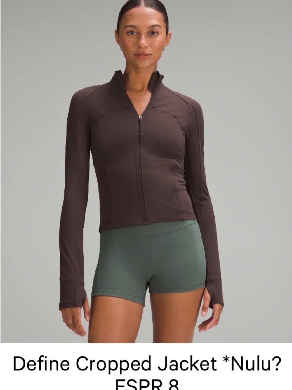 Lululemon Define Drop Jacket Nulu - Espresso